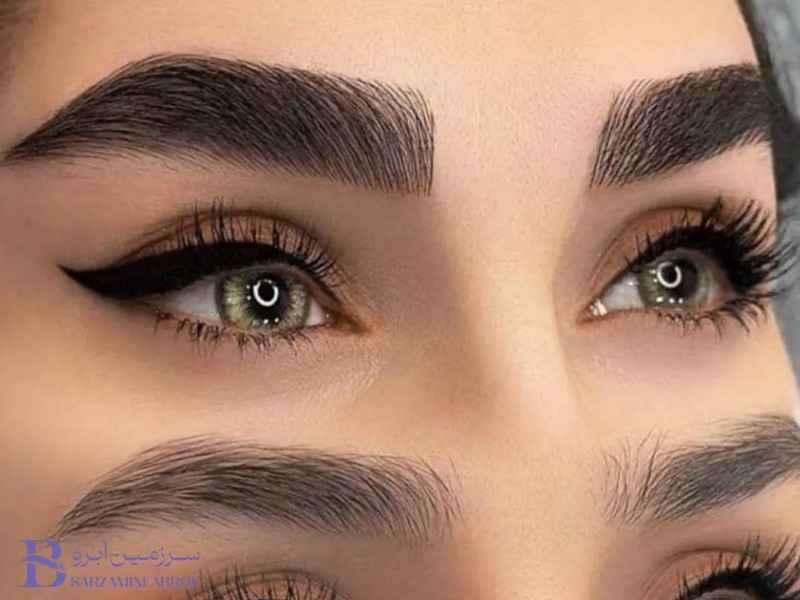 اجرا فیبروز ابرو دخترانه